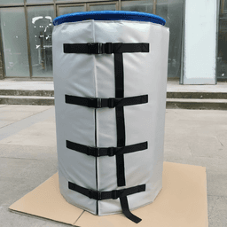 High temperature heaters for 55-gallon industrial drums and drum heating blankets