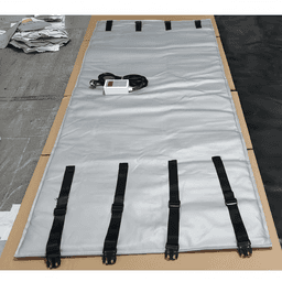 High temperature heaters for 55-gallon industrial drums and drum heating blankets